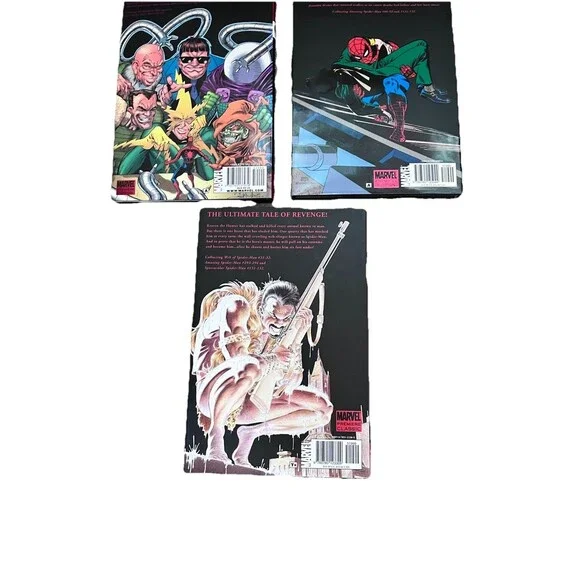 Set of 3 Spider-Man HC Graphic Novel Marvel New Comics Superhero Classics